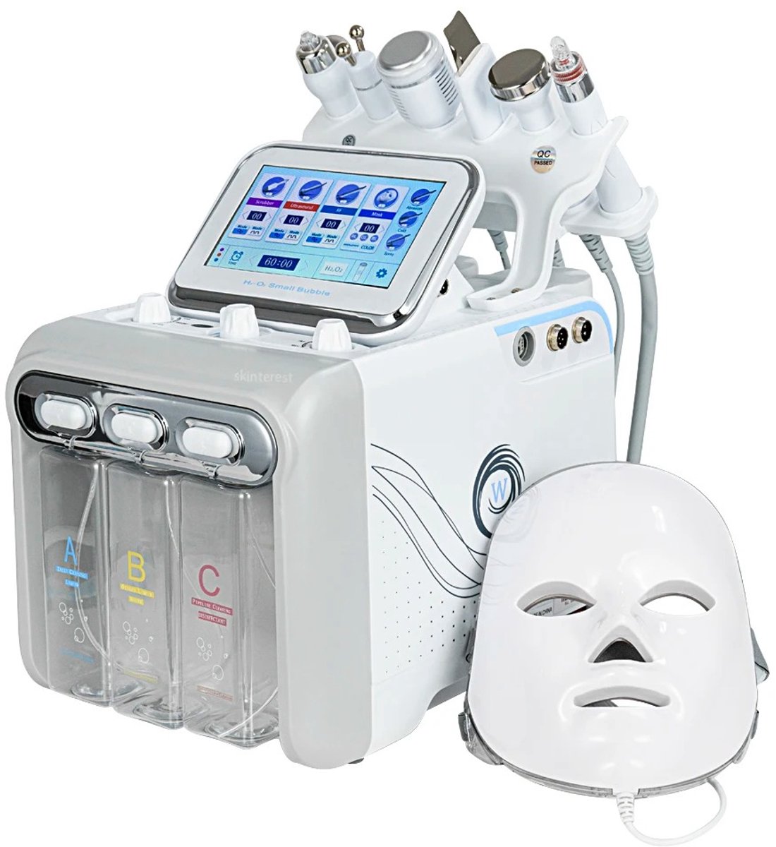 MEYEZ Dermabrasie - Water Gezichtsbehandeling- Huidverzorging - Gezichtsmasker - Skin Care - Deep Cleaning - Vacuüm - Spa - Wit