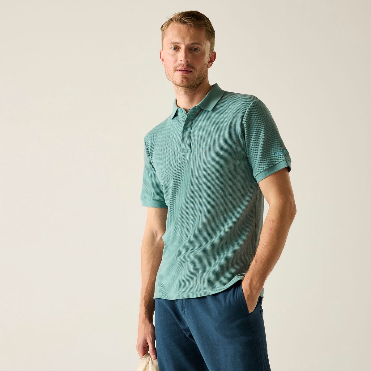 Adino Waffle Polo heren