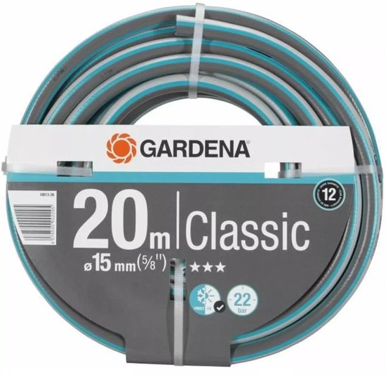 Tuinslang 20 m 15 mm Gardena Benson Classic duurzaam stevig praktisch gebruiksgemak
