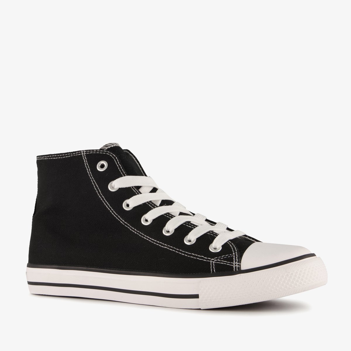 Scapino canvas heren gympen zwart - Maat 43