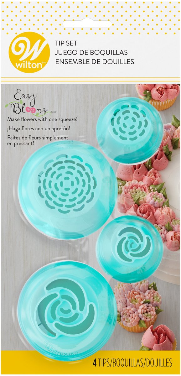 Wilton Decorating Tip Easy Bloomsâ„¢ Set/4