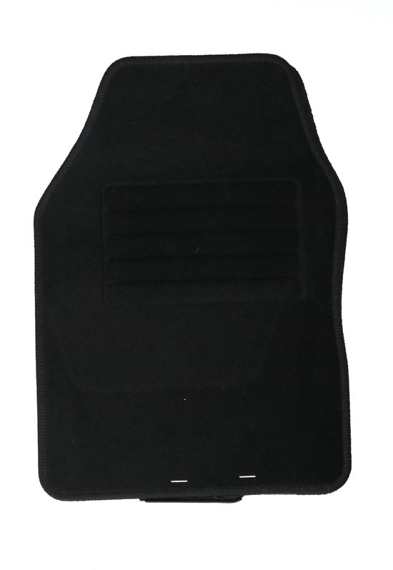 Carpoint Automatenset Malibu Universal Textile Noir 4 pièces