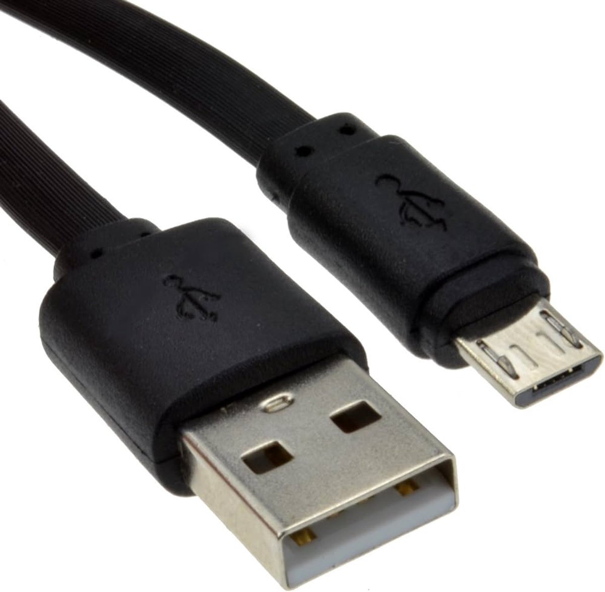 Micro-USB kabel - Oplaadkabel - Charging cable - Charger - USB naar micro-USB - 1 meter - Zwart - Geschikt voor Playstation - Jonyx