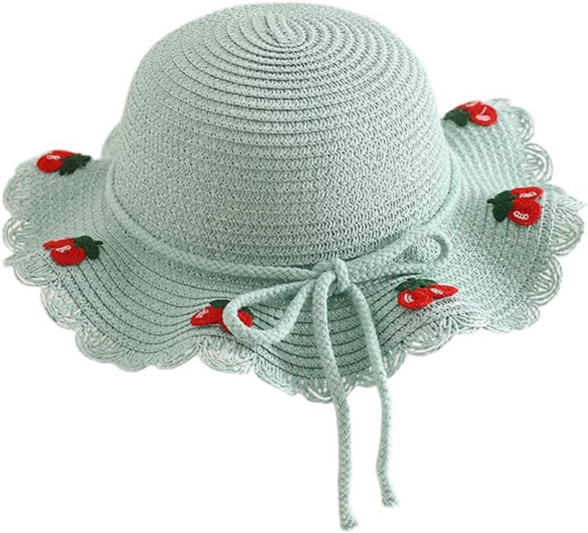 Kind Strohoed Meisjes Zomer Zonnehoed Baby Strand Hoed voor Reizen en Vakantie