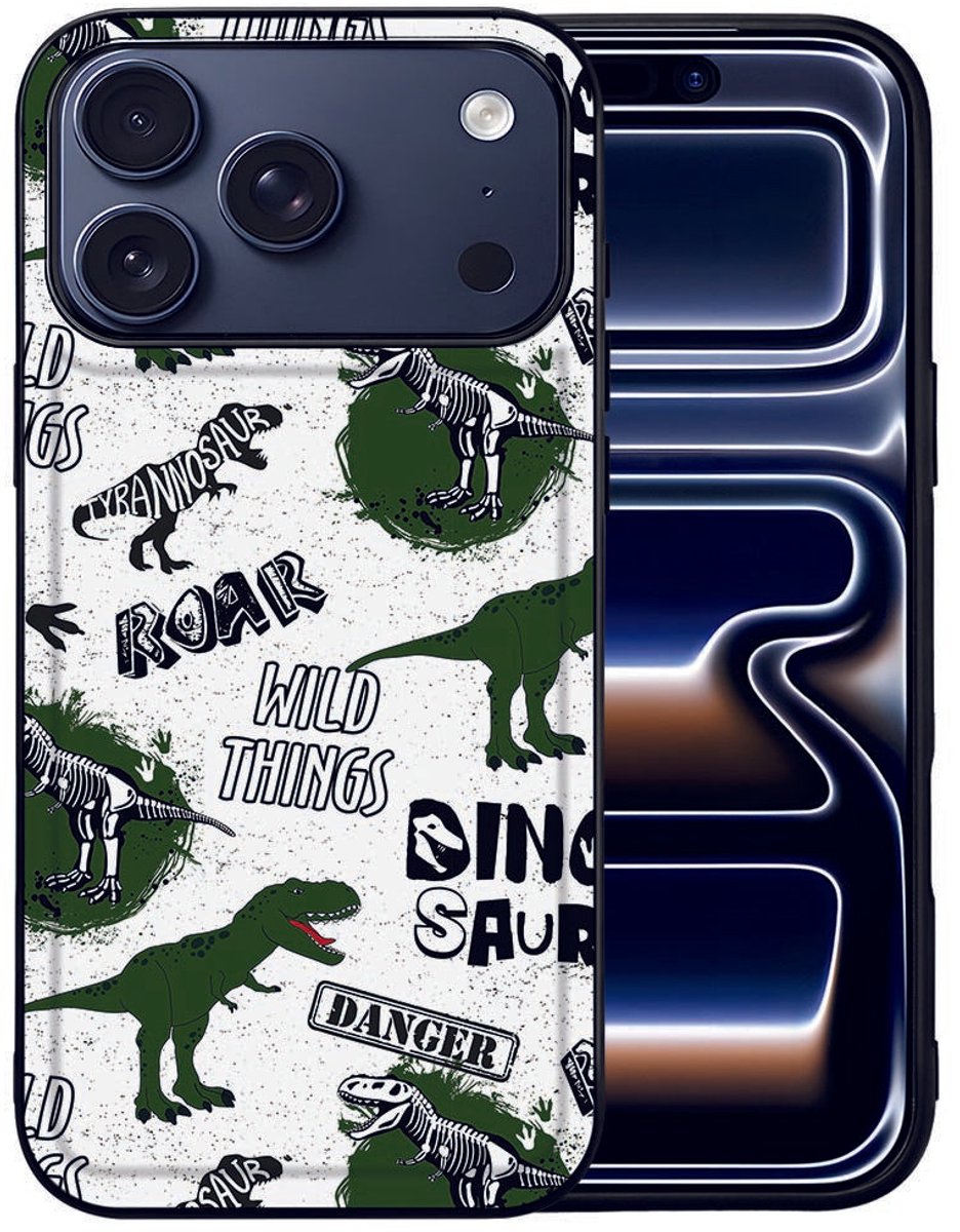 Backcover Hoesje iPhone 17 Pro Dinosaurus