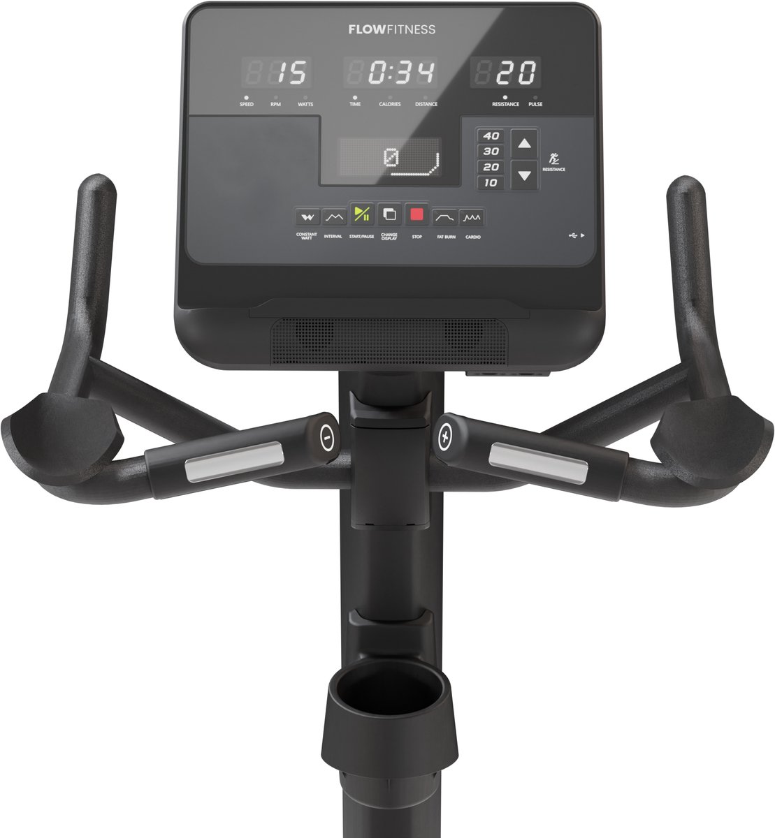 Flow Fitness Perform Pro B6i Hometrainer - LED Console - afbeelding 3