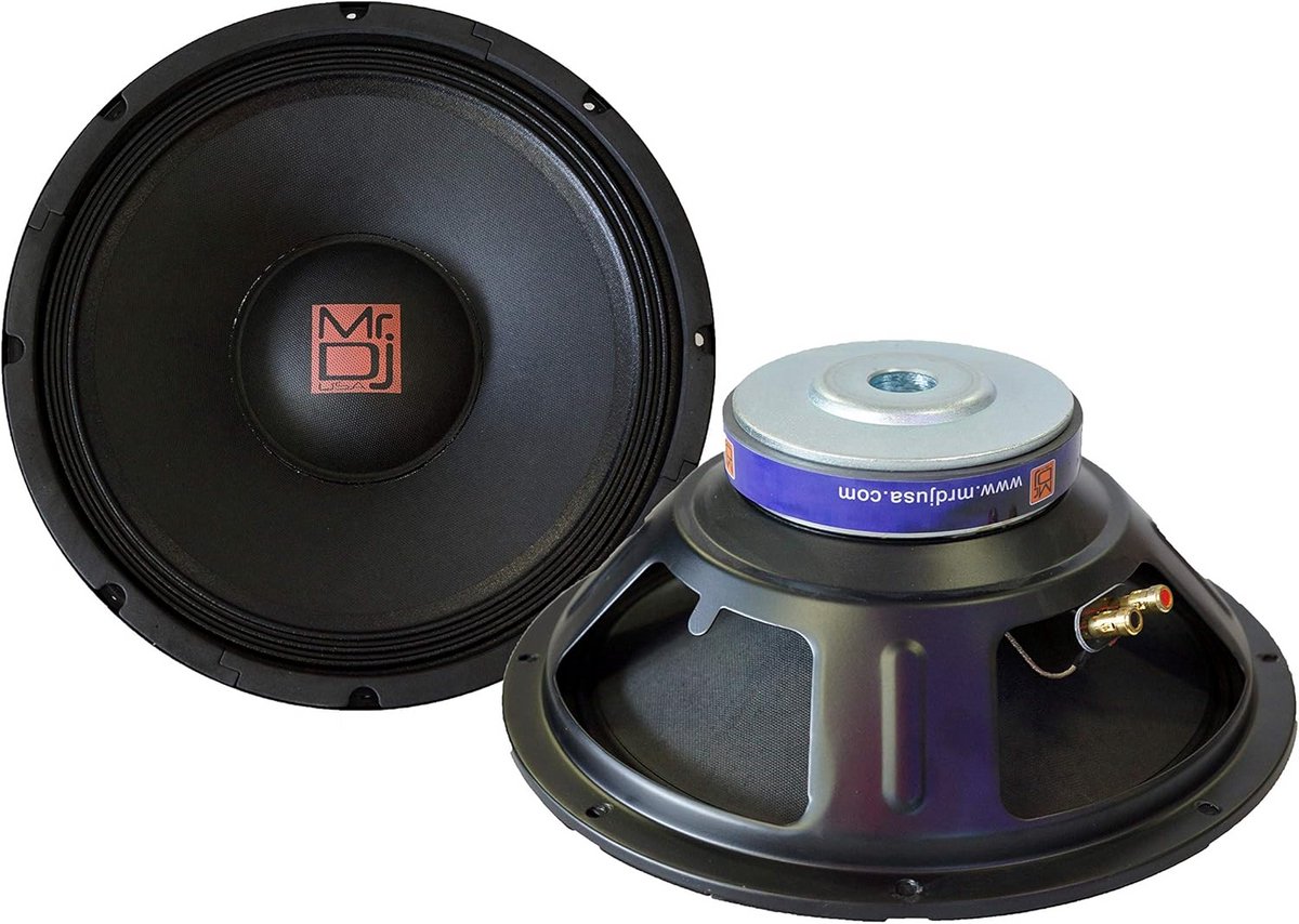 10 Inch Subwoofer Vervanging Luidspreker Woofer voor PA, DJ en Hifi Systemen - 8 Ohm
