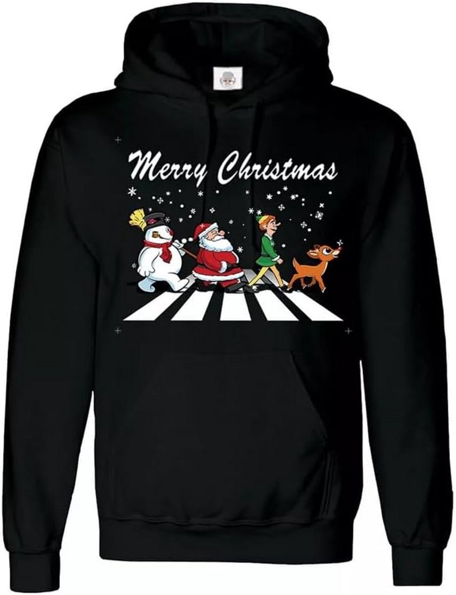 Grappige Kerst Hoodie voor Heren - Kerstman Sweatshirt met Capuchon - Warm & Comfortabel Cadeau