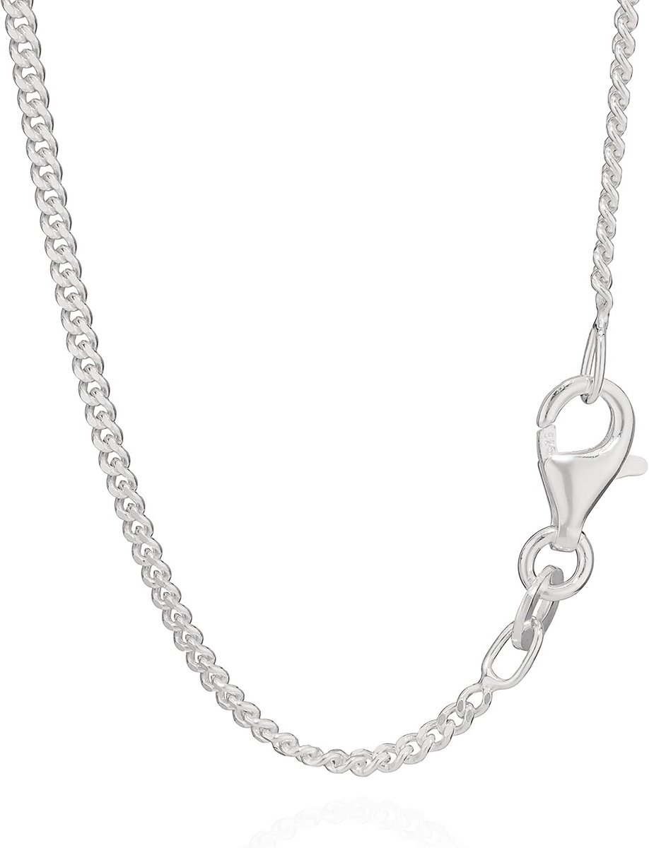 Echte 925 Zilveren Ankerkette Dames en Heren, 1.5 mm Breed