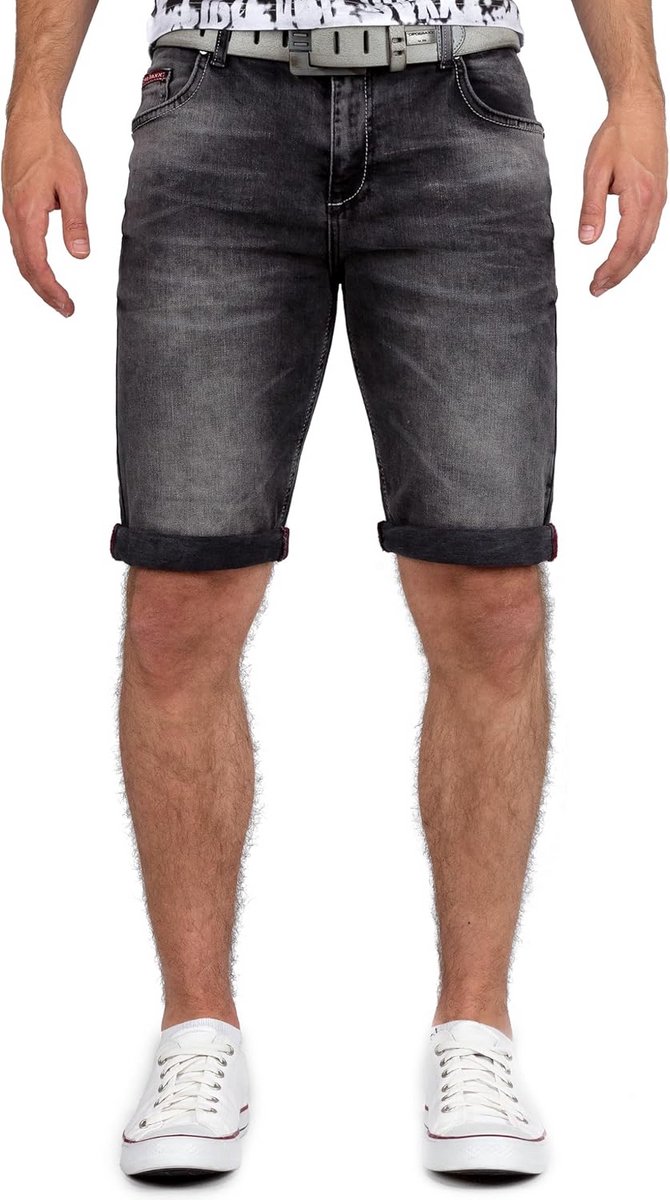 Heren Jeansshort - Comfortabele en Opvallende Korte Broek