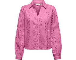 Only Blouse Onlloretta Ls Emb Feminin Blouse Wv 15364408 Wild Orchid Dames Maat - S