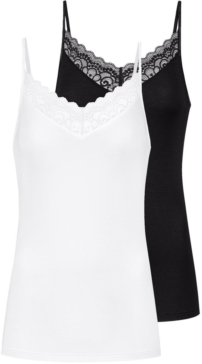 Mey Dames spaghettitop 2 pack Amour