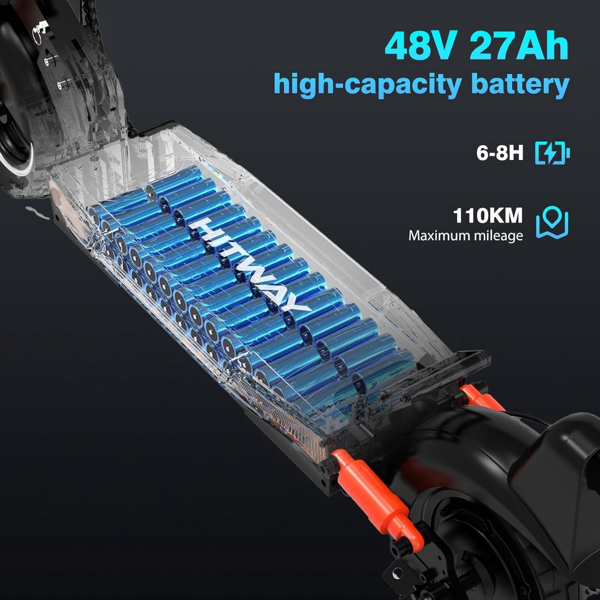 HITWAY H9 Pro Elektrische Step (EAN: ...9639) - afbeelding 3