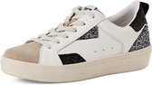 Tamaris dames sneaker 1-23706-46 936 lage damesschoen leer pewter comb