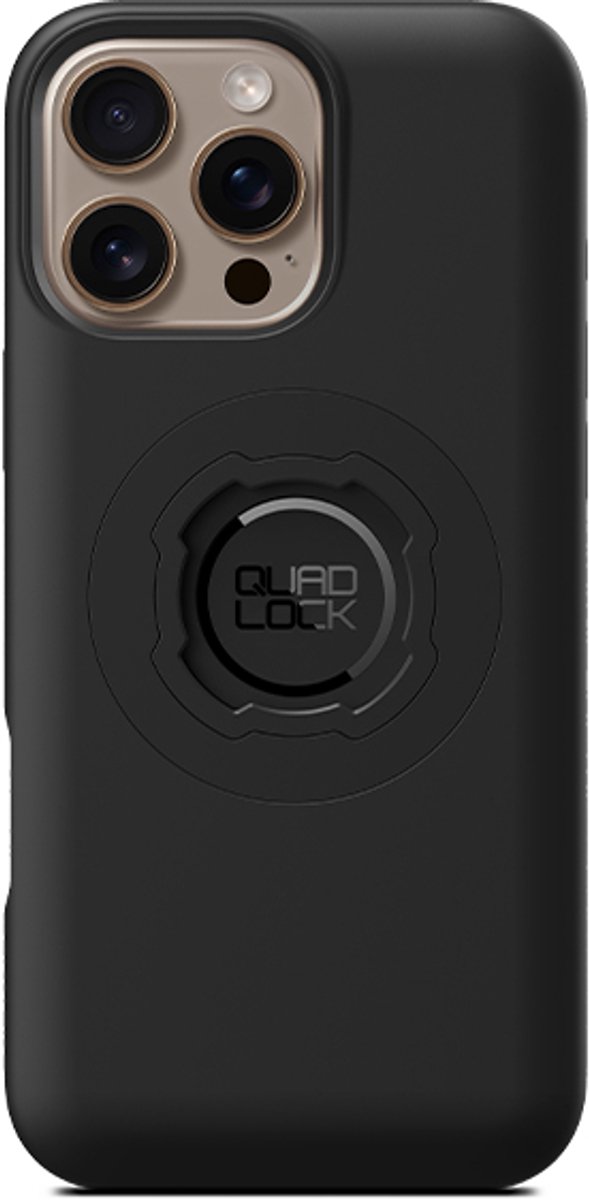Quad Lock® MAG - Geschikt voor Apple iPhone 16 Pro Max- Telefoonhoesje - Cover - Zwart - Hoes