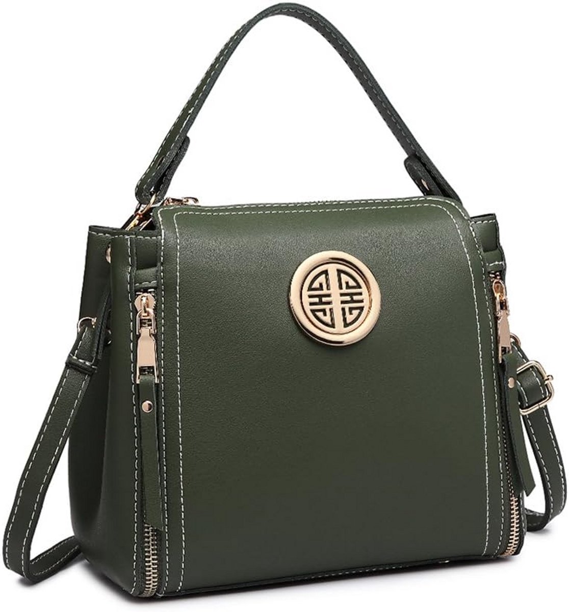 Elegante Dames Schoudertas en Handtas van PU Leer Medium Formaat