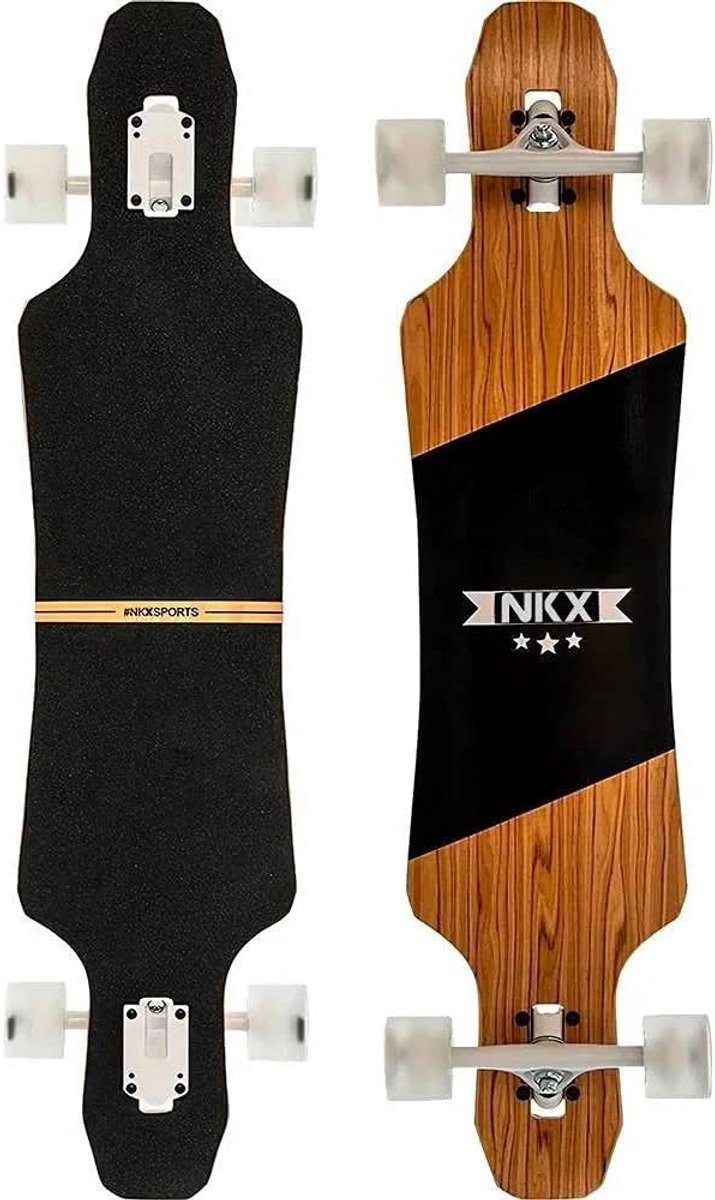 Compleet 49 inch Longboard Cruiser Skateboard voor Beginners en Gevorderden