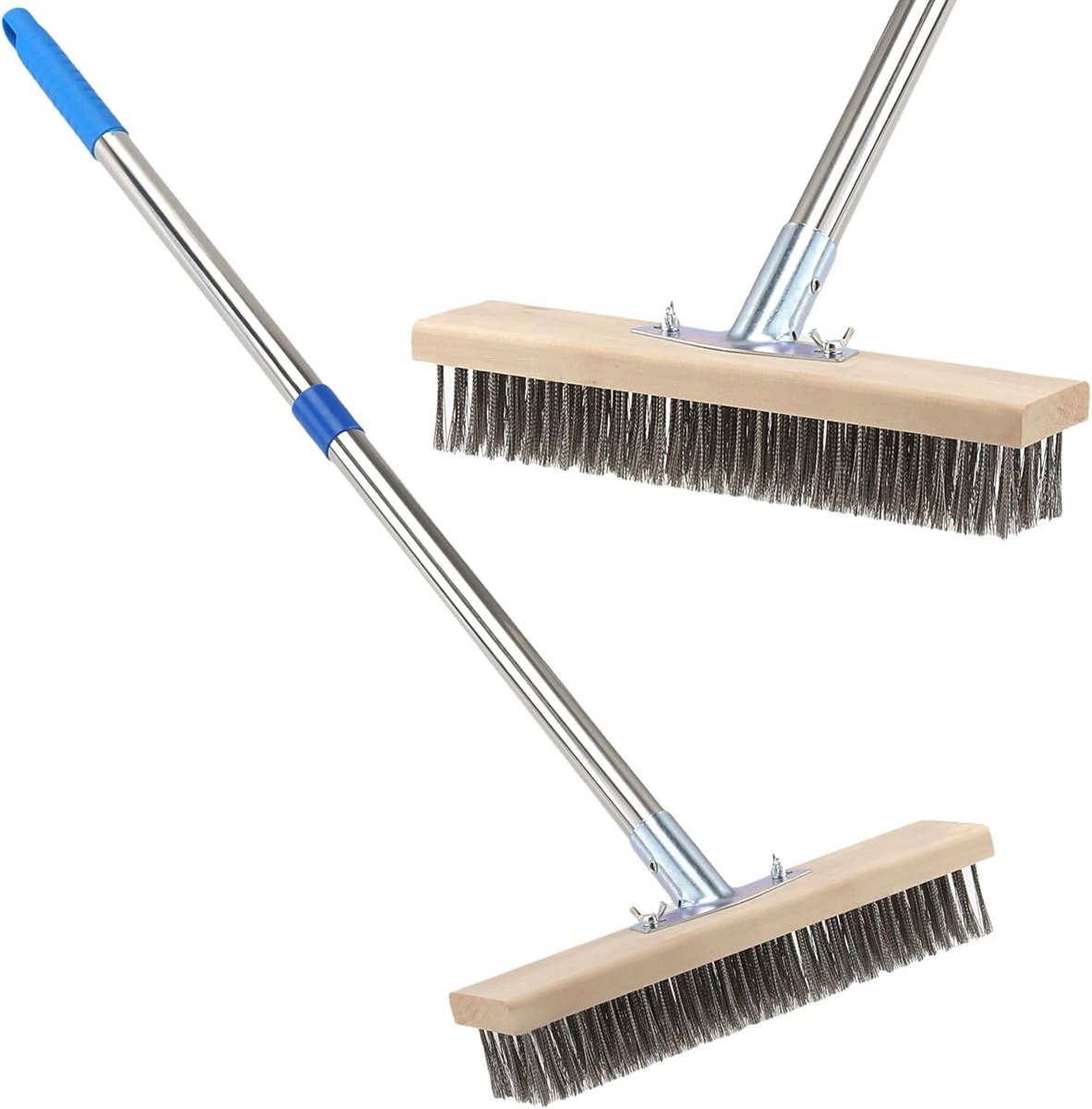 Telescopische Draadbezem Set van 2 voor Buiten en Tuin