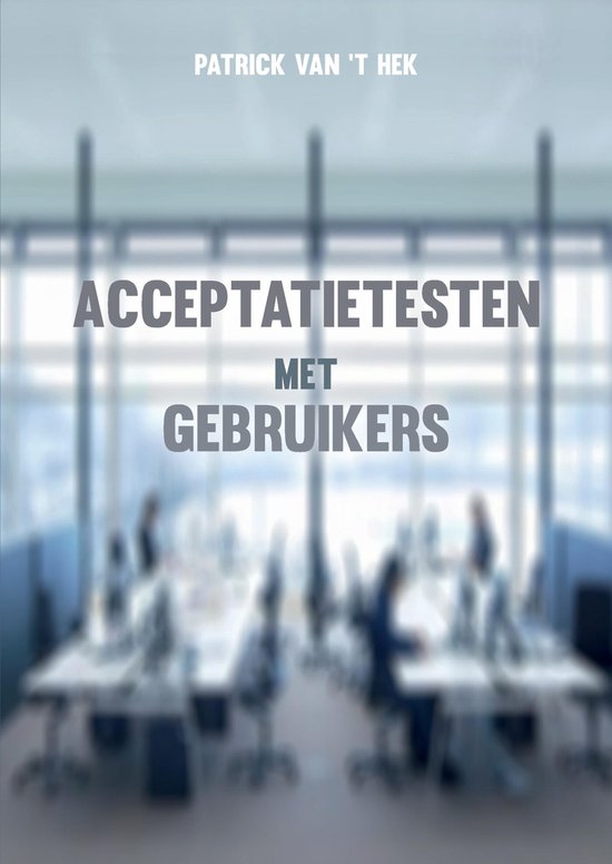 Acceptatietesten met gebruikers - cover