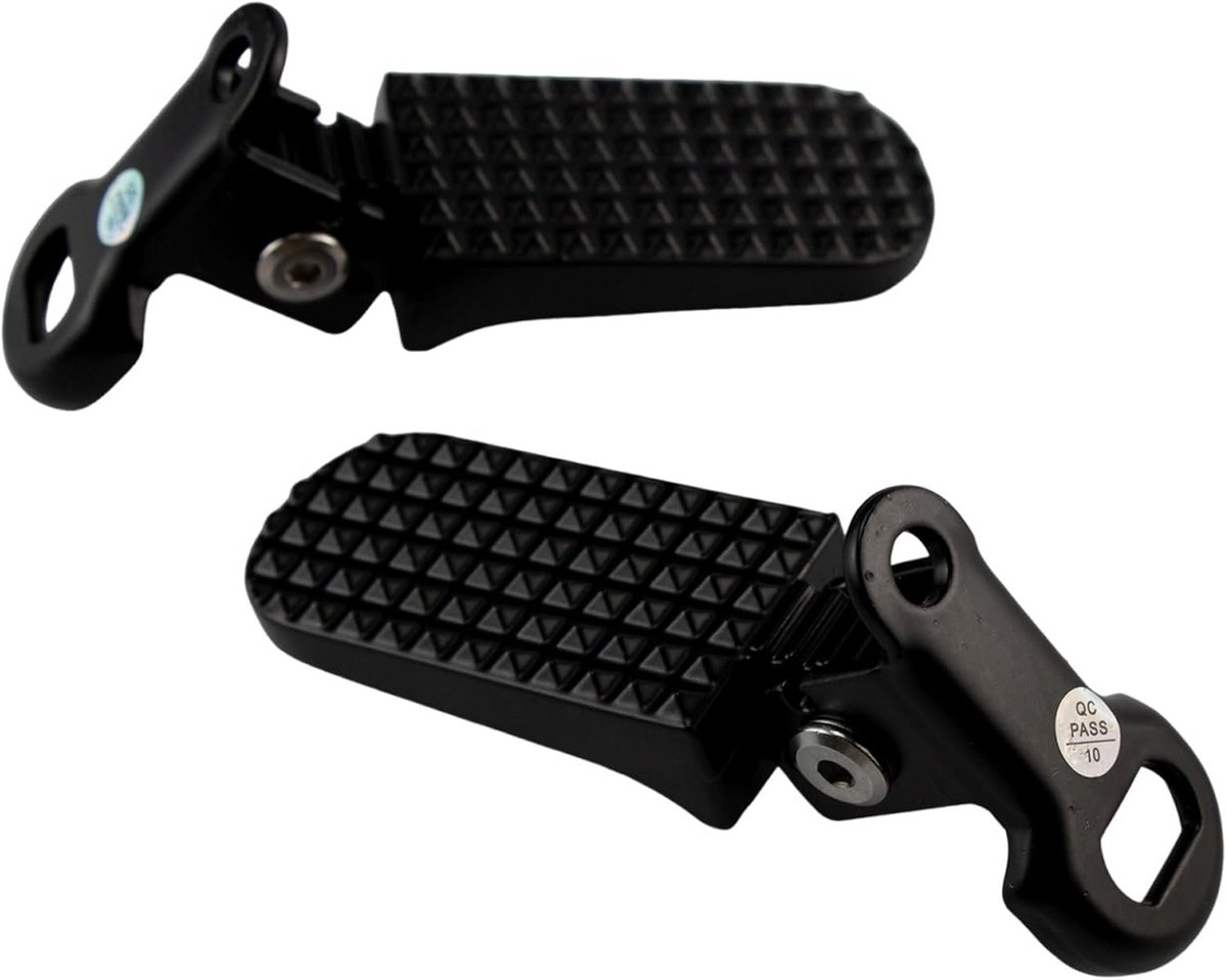 Opvouwbare Aluminium Fiets Voetsteunen Achter - Antislip voor Mountainbikes en Vouwfietsen
