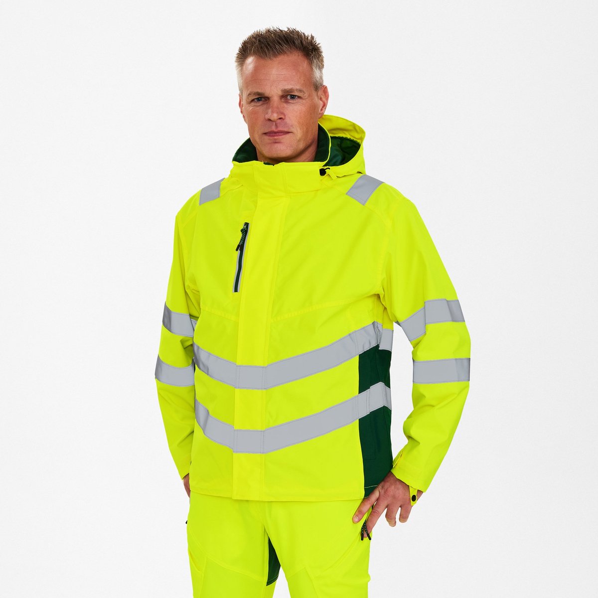 Engel Safety shelljack 1146-930 Hi-vis Groen