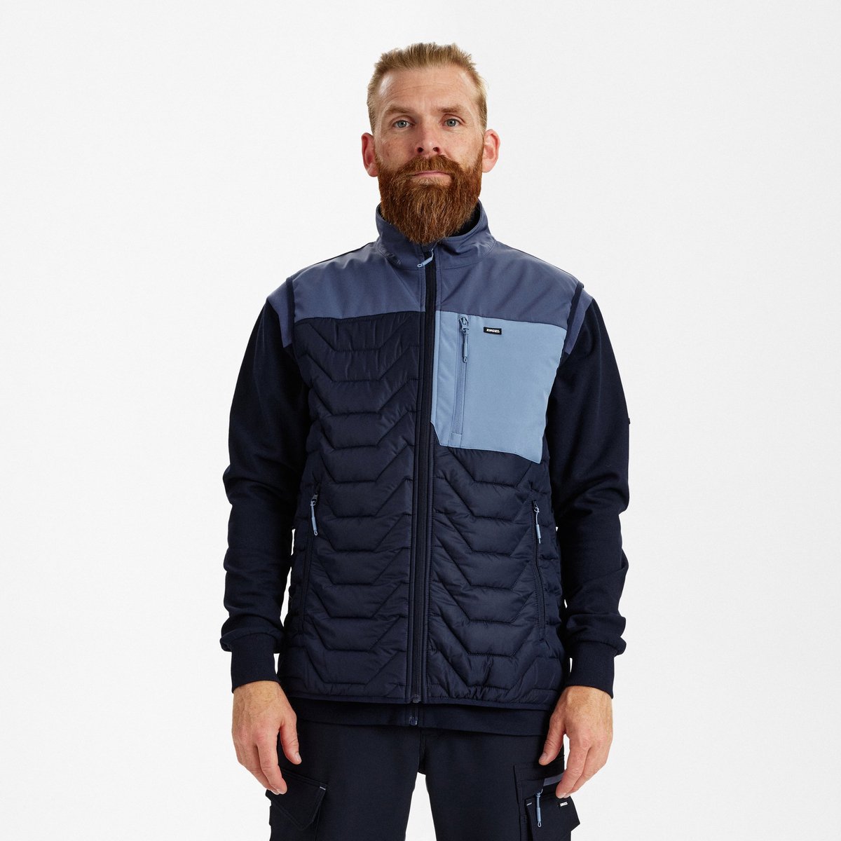 Engel Entire gevatteerd bodywarmer 5328-142 - Deep Blue / Dark Sea - 3XL