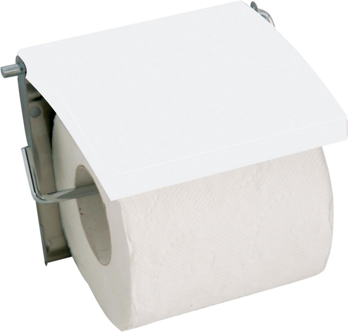 Witte Toiletzitting voor Toiletdeur - Duurzaam MDF en RVS