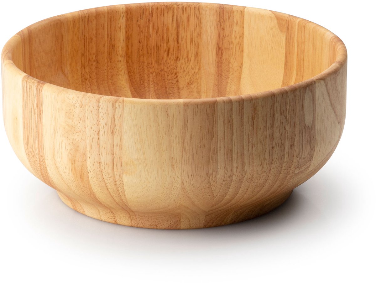 Continenta ronde slakom D29cm H12.5cm rubberhout
