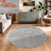 Paco Home Vloerkleed Rond Woonkamer Laagpolig Modern Pluizig Wasbaar Eenkleurig, Maat: 120 cm rondje, Kleur:Beige 2 Paco Home Vloerkleed Rond Woonkamer Laagpolig Modern Pluizig Wasbaar Eenkleurig, Maat: 120 cm rondje, Kleur:Beige 2