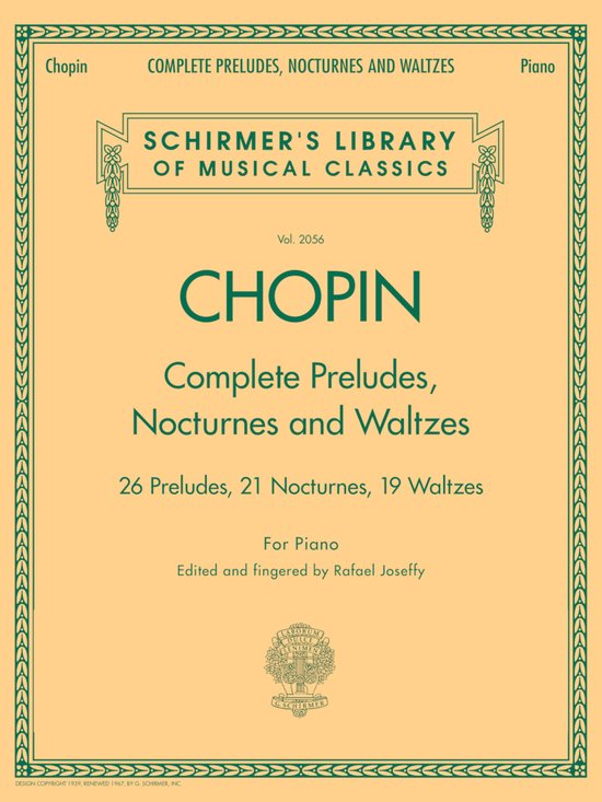 Complete Preludes, Nocturnes and Waltzes - cover