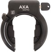 AXA Solid Plus Frameslot – ART 2 fietsslot – Met Plug‑in mogelijkheid – Gehard staal – Multi‑bevestiging – Beveiligingsniveau 11 – Zwart