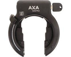 AXA Solid Plus Frameslot – ART 2 fietsslot – Met Plug‑in mogelijkheid – Gehard staal – Multi‑bevestiging – Beveiligingsniveau 11 – Zwart