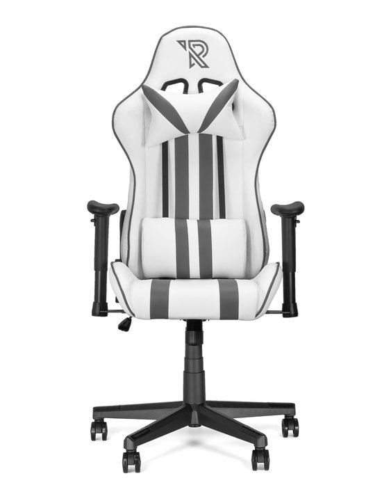 Ranqer Felix Gamestoel Ergonomisch Wit/Grijs Verstelbaar - Ranqer - €149,00
