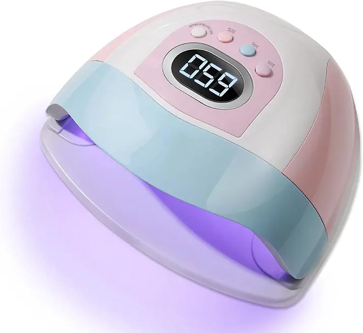 Professionele Nagellamp - Nageldroger UV LED - Nagels Drogen - 45 Dubbele Lichtbronnen - 23.5 x 21 x 11.5 cm