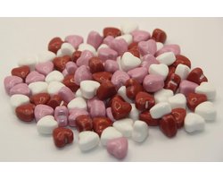 Druivensuiker Hartjes - Snoepjes Liefdes - Feestelijke Traktatie - Natuurlijke Ingrediënten - 500 gram - Roze
