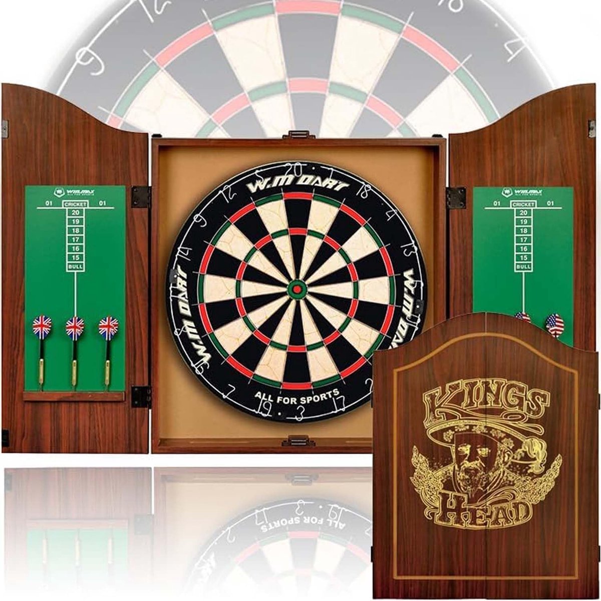 Dartbordkast - Dart surround - Thuis spelen - Dubbele deuren - 455 cm
