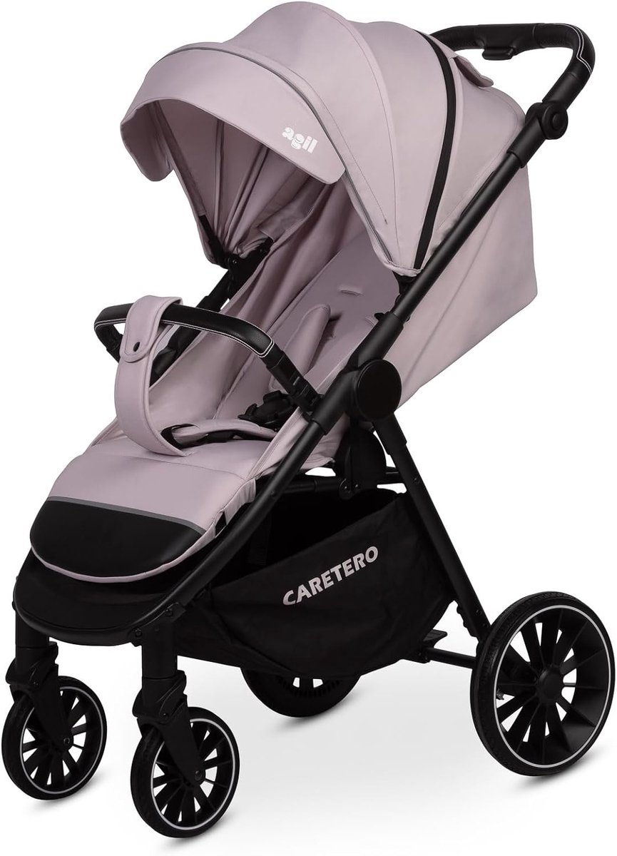 Kinderwagen Lichtgewicht - Reisbuggy Agil - Dagelijks Gebruik - Verstelbare Rugleuning - 10 kg - Rokerig