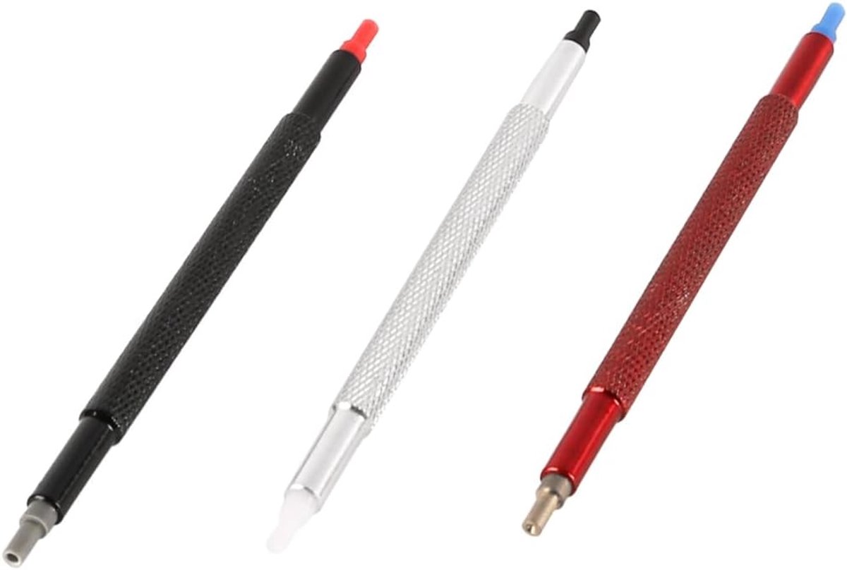 Horloge Hand Pers Set - Uurwerk Gereedschap - Horloge Reparatie - Ergonomisch Ontwerp - 3 Delig - Assorti