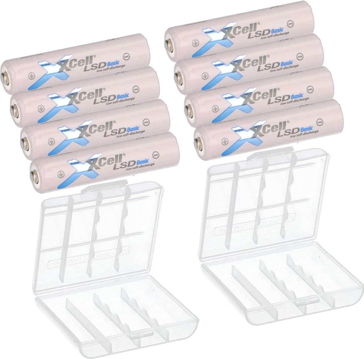 Oplaadbare Batterijen Set - Micro Accu's - Apparaten Voeden - Low Self Discharge - AAA 800 mAh