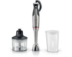Bosch MSM8M930 ErgoMaster Serie 8 - Staafmixer 1500W – RVS - Inclusief maatbeker en hakmolen
