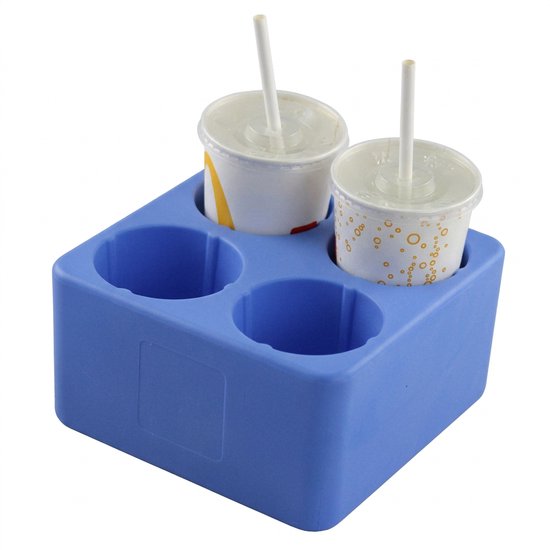 Koelelement - Cool Pak - Koelbox - 4 Dranken - Ideaal voor Bezorgers - Uniek - 1.8kG Heavy Duty - 20x20x10cm - Cryogene Vloeistof - Meerdere toepassingen - Geleverd zonder Tas van Merkloos — afbeelding 3