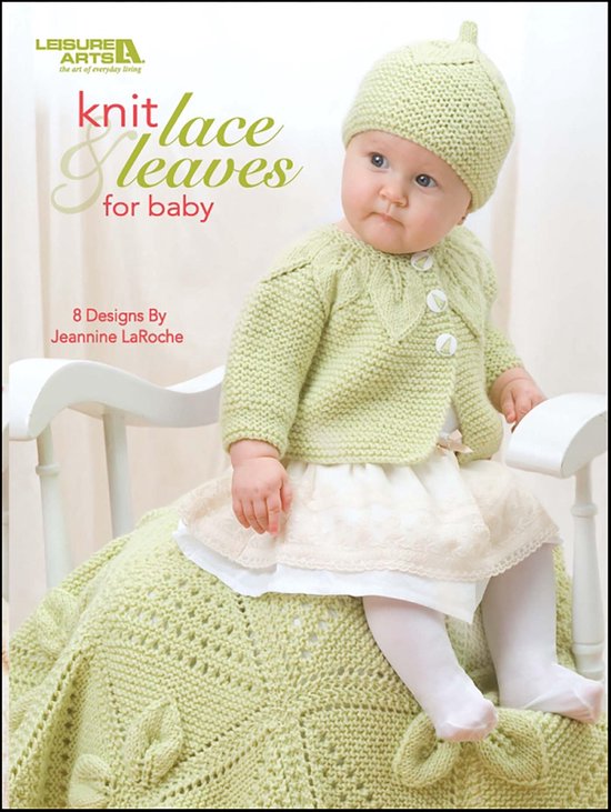 Knit Lace Leaves For Baby - cover