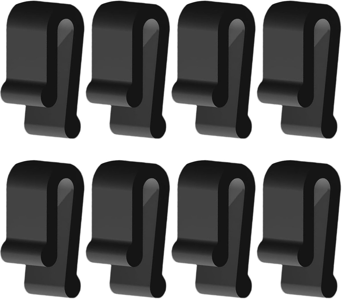 Deksel Clips - Oven Clips - Keuken Bescherming - U-vormig Ontwerp - 2.3 x 1.5 cm - Zwart