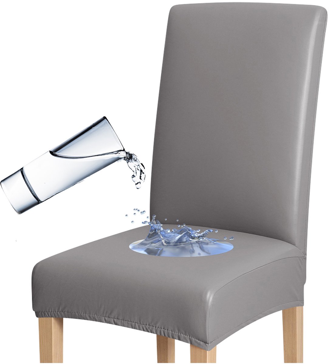 Meble odNowa - Stoelpokrover - Grijs - Waterdicht - Beschermend