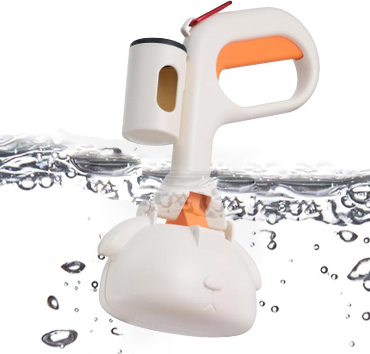 Poepdispenser Honden - Poepschep Dier - Huisdier Training - Draagbaar en Hygiënisch - 14x24 cm - Beige