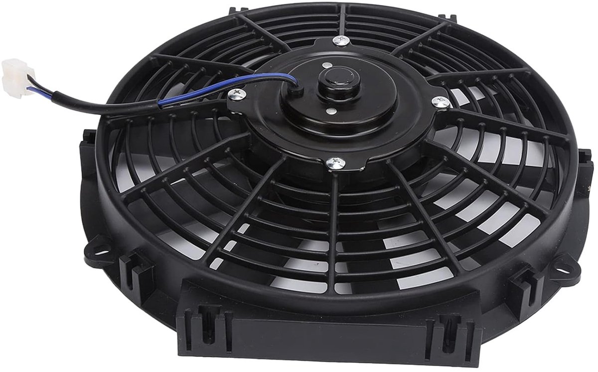 Elektrische Koelventilator - Radiator Fan - Motor Koeling - Omkeerbare Montage - 10 Inch - Zwart