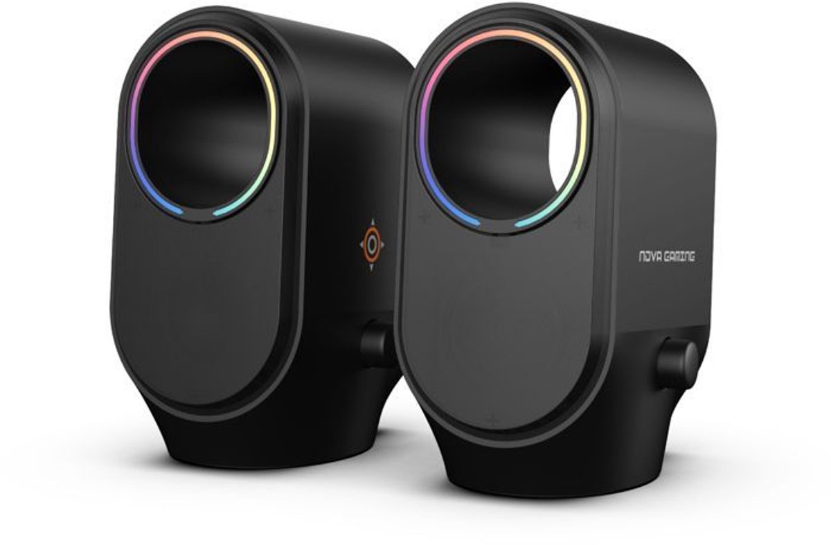 Gaming bluetoothspeakers - NOVA GAMING - Cygnus - RGB LED - Zwart