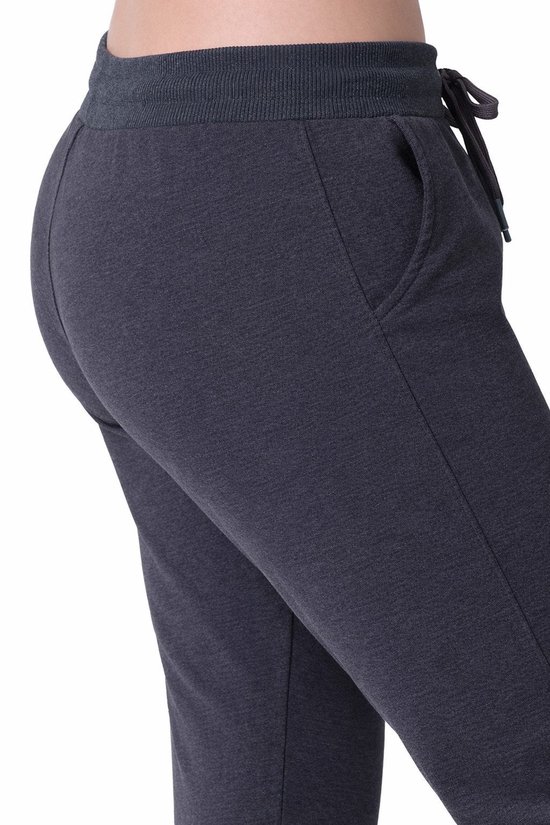 Pantalon Capri Smith & Solo pour femme, jogging court, pantalon d'été, anthracite, S