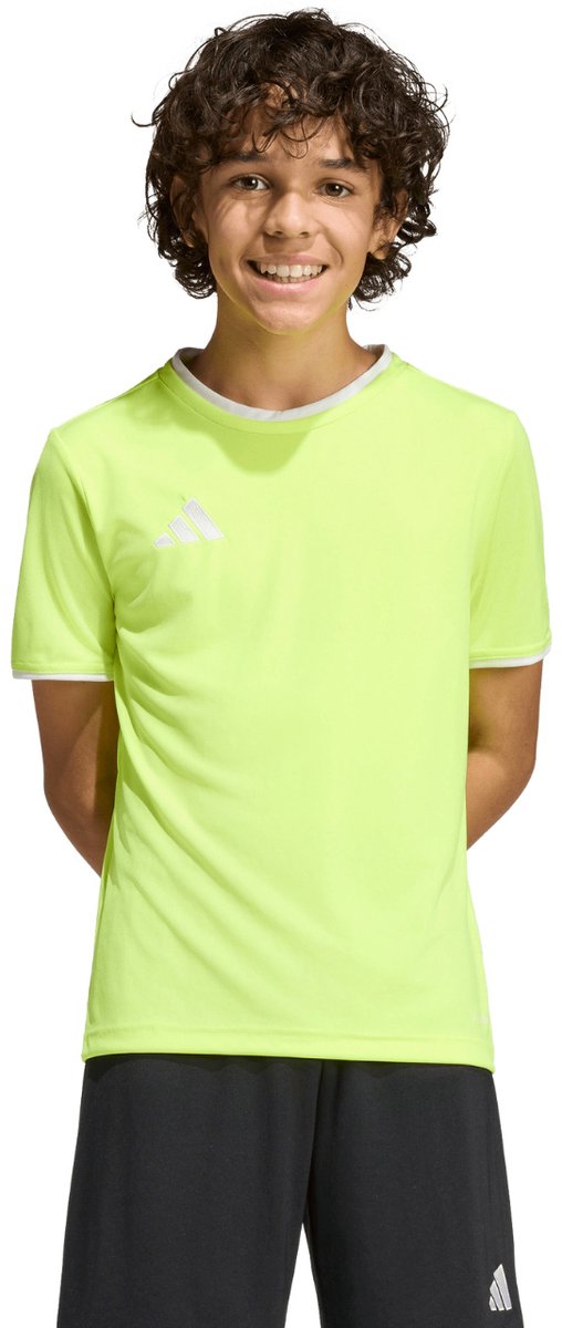 adidas T-shirt Kinderen Entrada 26 Jersey Geel Neon - Maat 164cm