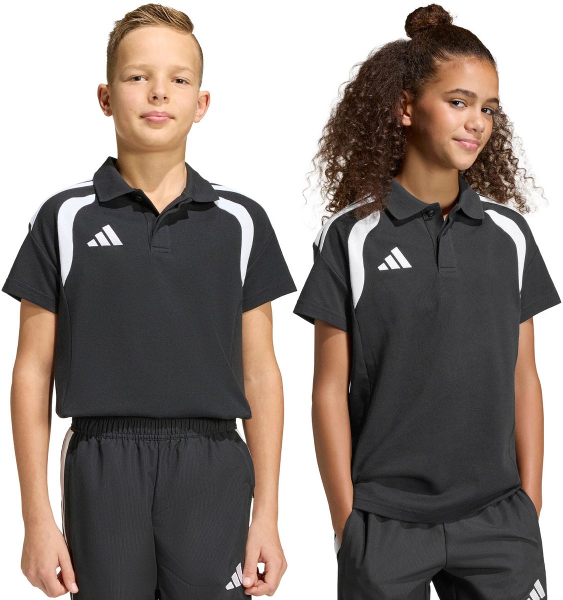 adidas T-shirt Kinderen Tiro 26 League Poloshirt Zwart - Maat 128cm